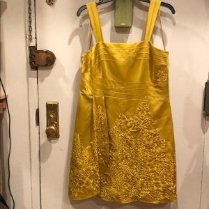 Gorgeous mustard yellow Karen Millen dress